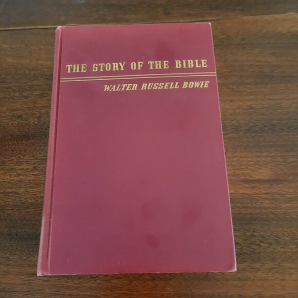 The Story of the Bible Walter Russell Bowie Vintage Abingdon Press Hardcover - Picture 1 of 10